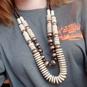 Chunky beaded necklace